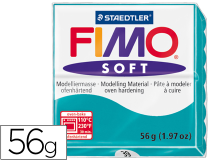 57g. pasta Staedtler Fimo Soft color verde menta